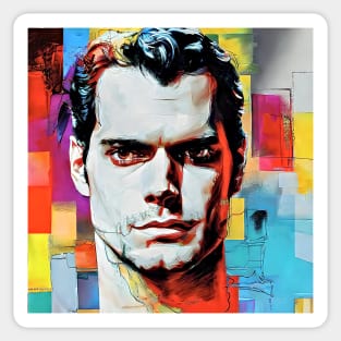 Portrait of Henry Cavill Sticker